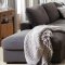 Serene Sectional Sofa 551324 in Charcoal by Coaster w/Options