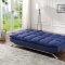 Petokea Sofa Bed 58255 in Blue Fabric by Acme