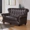 U8630 Sofa in Agnes Coffee Bonded Leather by Global w/Options