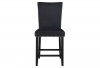 D04BS Bar Stool Set of 4 in Black Velvet by Global