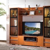 AV270-48 Wall Unit in Cherry Matte by Pantek