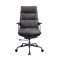 Crursa Office Chair 93170 in Gray Top Grain Leather by Acme