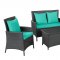 Flourish Patio Sofa 4Pc Set Choice of Color by Modway