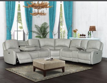 Apple Motion Sectional Sofa MNY2636 in Light Green [MSSS-Apple MNY2636 Light Green]