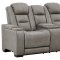 Man-Den Power Motion Sofa 85305 in Gray by Ashley w/Options