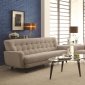 Maguire Loveseat 504772 in Light Grey Fabric by Coaster