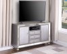 722271 60" TV Console in Metallic Platinum by Coaster