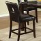 CM3317PT Seaford II 5Pc Counter Height Dining Set in Dark Walnut