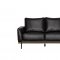 U858 Sofa & Loveseat in Black Leather Gel by Global w/Options