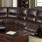 Keystone Motion Sectional Sofa CM6559 in Bonded Leather Match