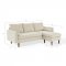 Revive Sectional Sofa in Beige Fabric by Modway