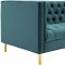 Delight Sofa in Sea Velvet Fabric by Modway