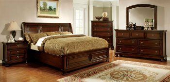 Northville Bedroom CM7682 in Dark Cherry w/Options [FABS-CM7682-Northville]