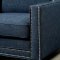 Kerian Sofa CM6157BL in Blue Fabric w/Options