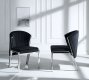 Fallon Dining Chair DN01955 Set of 2 in Black Velvet by Acme