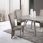 D2177DT Dining Table by Global with Glass Top & Options