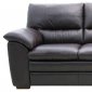 Merlot Full Italian Leather Modern Sofa & Loveseat Set w/Options