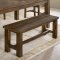 Kristen 5Pc Dining Room Set CM3060T in Rustic Oak w/Options