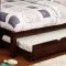 CM-BK966F Pine Ridge Twin/Full Bunk Bed in Dark Walnut w/Options