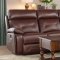 Resonance Recliner Sofa 9907BR in Brown by Homelegance w/Options