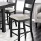 Thomaston CM3543PT Brushed Black 5Pc Counter Height Dining Set