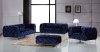 Mercer 646 Sofa in Navy Velvet Fabric w/Optional Items