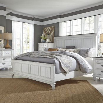 Allyson Park 5Pc Bedroom Set 417-BR -Wirebrushed White - Liberty [LFBS-417-BR-Allyson Park]