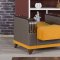 Almira Riva Orange Sofa Bed in Fabric by Casamode w/Options