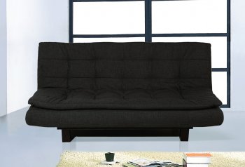 Graphite Blue Fiber Fabric Sofa Bed W/Removable Top Cover [BHSB-Sling]