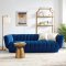 Entertain Sofa in Navy Velvet Fabric by Modway w/Options