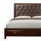 Salerno Bedroom Set 5Pc in Merlot by Global w/Options