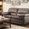 Adrian 8588BRW Sofa by Homelegance in Dark Brown w/Options