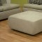 Off White 4 Piece Living Room Set with Ottoman