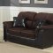 9706 Lombard Sofa by Homelegance in Chocolate w/Options