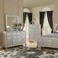 F9357 Bedroom Set 5Pc in Silver Finish by Boss w/Options