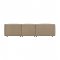 Veata Sectional Sofa LV03090 in Light Brown Suede Velvet by Acme