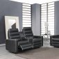 U1876 Power Motion Sofa Lividity Leather Gel by Global w/Options