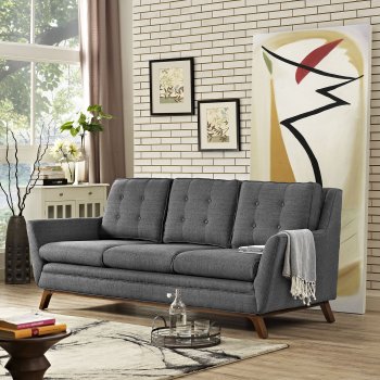 Beguile EEI-1800 Sofa in Gray Fabric by Modway w/Options [MWS-EEI-1800-DOR-Beguile]