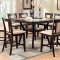 Brent II Counter Ht Dining Set 7Pc CM3984W-PT in Cherry & Cream