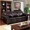 Benedict Sofa CM6311 in Dark Brown Leatherette w/Options