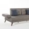 Ornella Vena Gray Sofa Bed in Fabric by Bellona w/Options