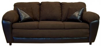 Java Fabric and Bicast Modern Sofa & Loveseat Set w/Options [PMS-5500-Java]