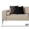 Loretto Sofa Bed in Cream Fabric by Bellona w/Options