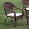 Olina Outdoor Patio 3Pc Set CM-OT1811 in Off-White & Dark Brown