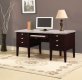 Espresso Finish & Marble Top Britney Classic Home Office Desk