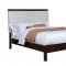 Euclid CM7206 5Pc Bedroom Set in Silver and Espresso Finish