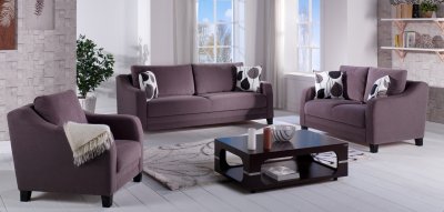 Denver Cozy Brown Sofa in Fabric by Sunset w/Options