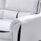 U9100 Sofa & Loveseat Set in White by Global