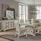 Bronwyn Dining Table D4436 in Alabaster by Magnussen w/Options