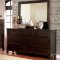 Canopus 5Pc Bedroom Set CM7422 in Dark Walnut w/Options